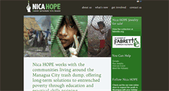Desktop Screenshot of nicahope.org